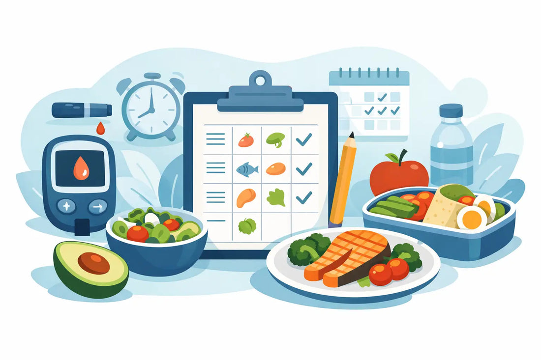 Diabetes Friendly Meal Plan Example for Busy Weeks