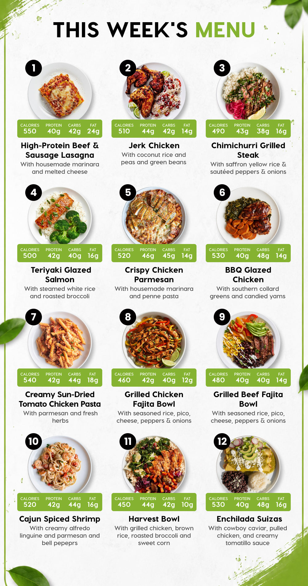20 Meal Plan